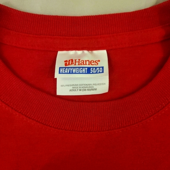 Coca-Cola 125 Year Aniversary Red T-shirt Back Front & Sleeve Logo Mens Size M - Picture 6 of 6